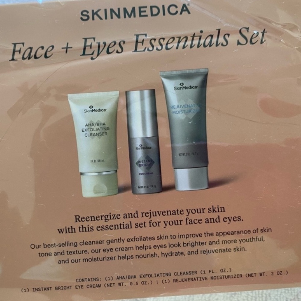 NIB Sealed SkinMedica Gift Set w/ Full Size Instant Bright Eye Cream! - Picture 5 of 7
